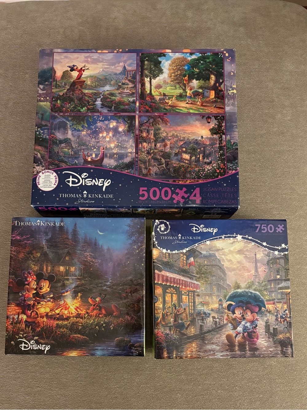 Disney Thomas Kinkade Puzzle Collection